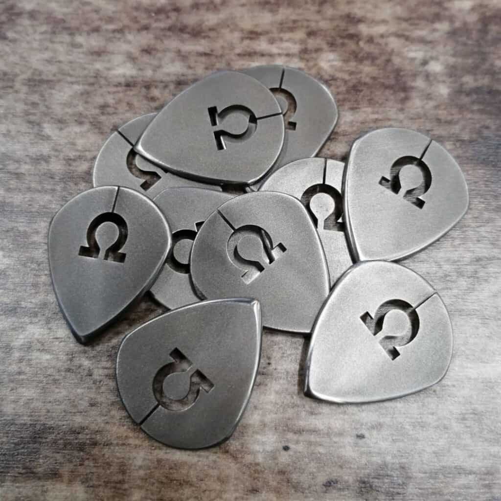 OhmPicks Titanium guitar picks