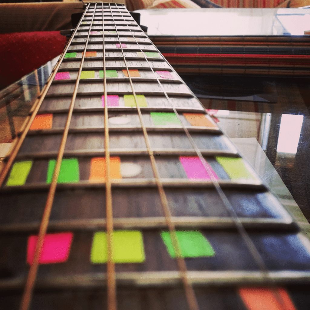 memorizing the fretboard