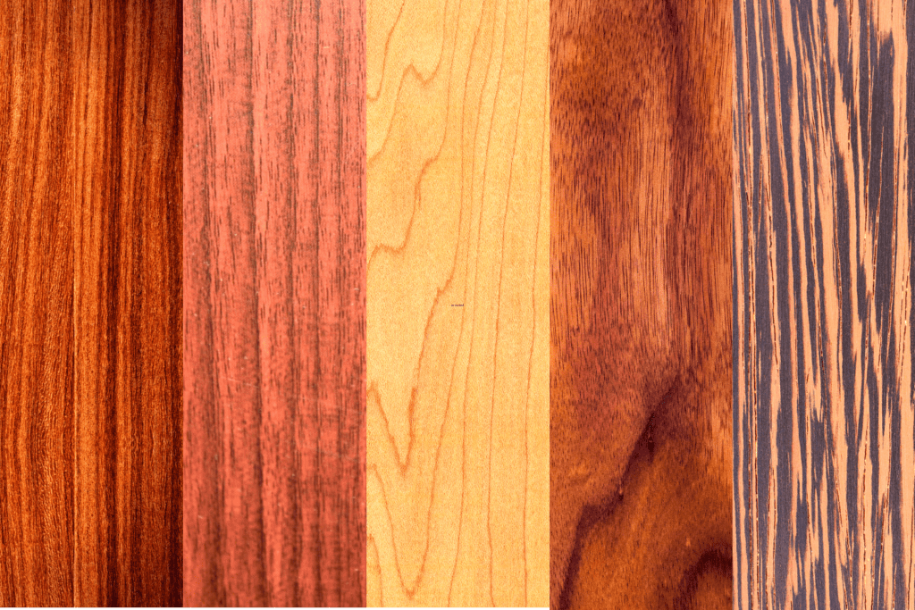 Types of Guitar Neck Wood include Rosewood, Mahogany, Maple, Koa, and Wenge