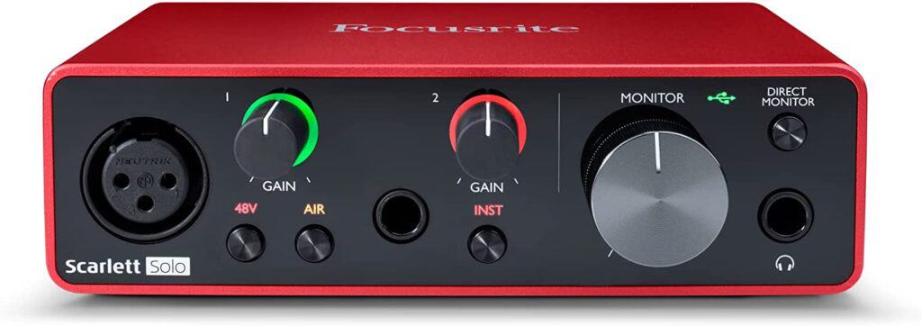 Focusrite Scarlett Solo audio interface