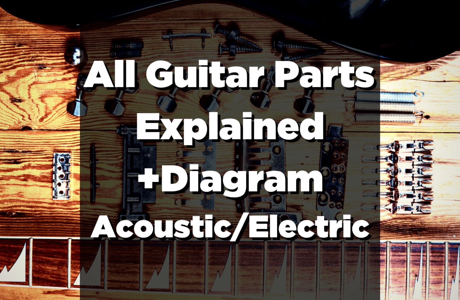 All Guitar Parts Explained Electric, Acoustic, And Classical + Diagrams