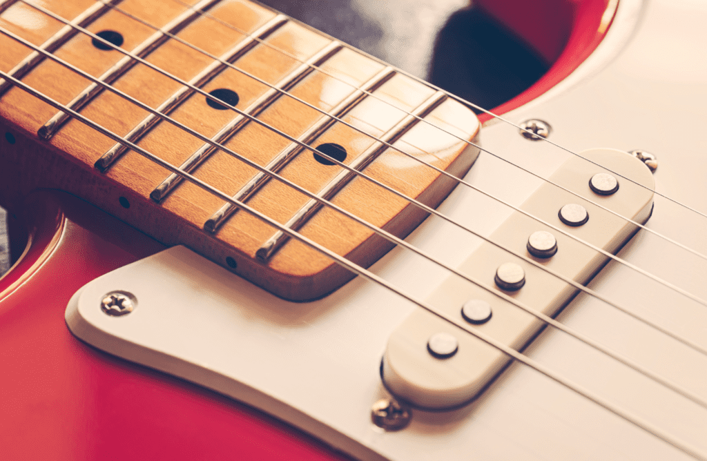 A Fender Stratocaster With Single Coil Pickups