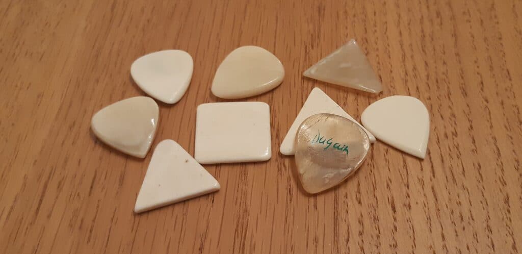 Bone Guitar Picks