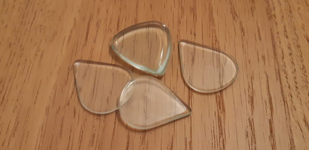 Glass Guitar Picks