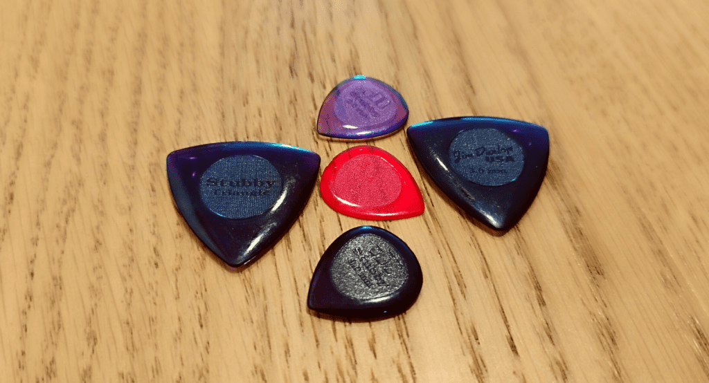 Lexan guitar picks: Dunlop Stubby