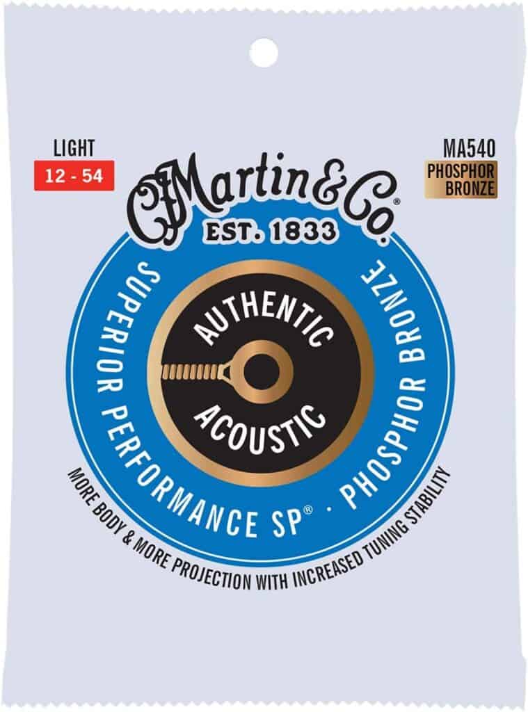 Martin Guitar MA540 Authentic Acoustic Light Guitar Strings
