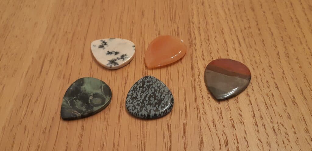 Stone Guitar Picks