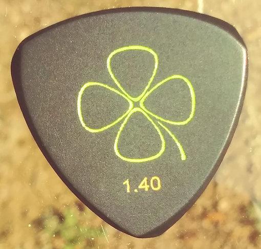 Vespel guitar pick made by Charmed Life Picks