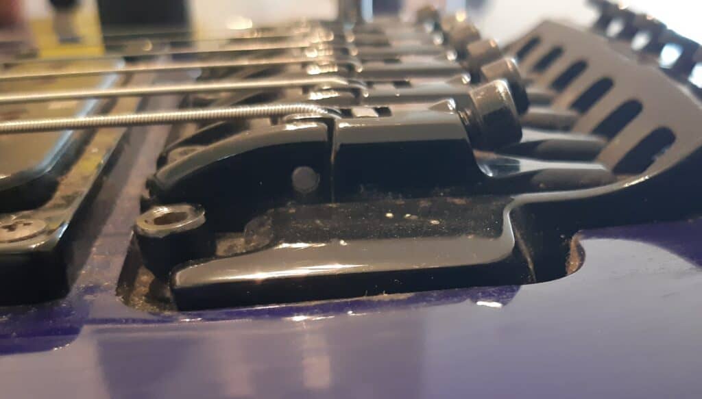 A Prfectly Leveled Floyd Rose Bridge