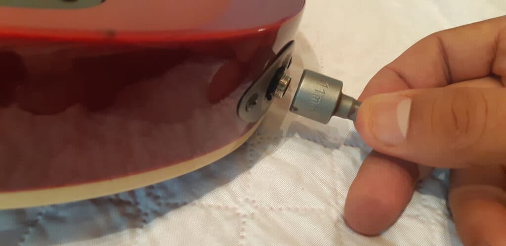 Tightening the output jack will prevent most of the noise your guitar make