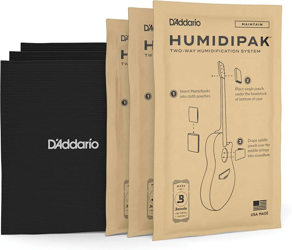 D'Addario Guitar Humidifier System Humidipak Maintain Kit