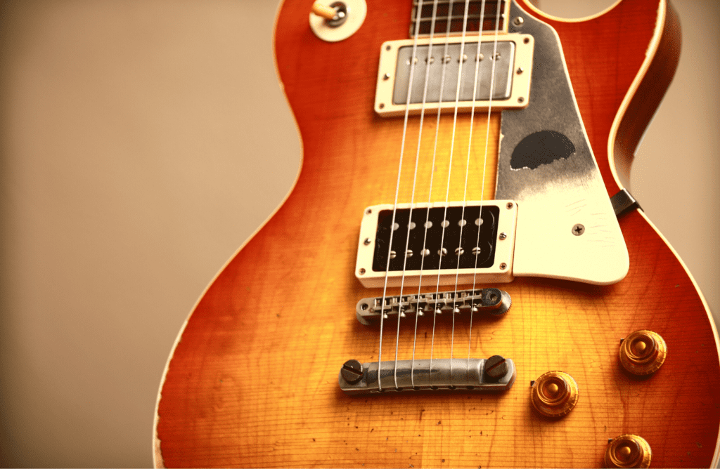A used Gibson guitar