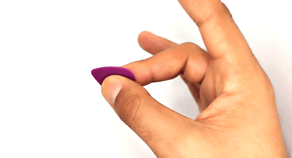 The Middle Finger Way of Holding a Guitar Pick