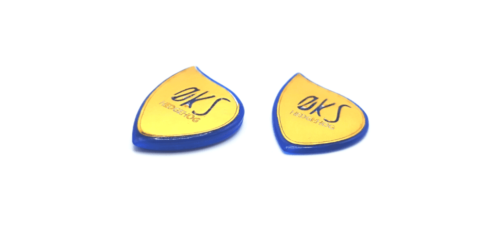3D printed guitar picks made by Oks Picks