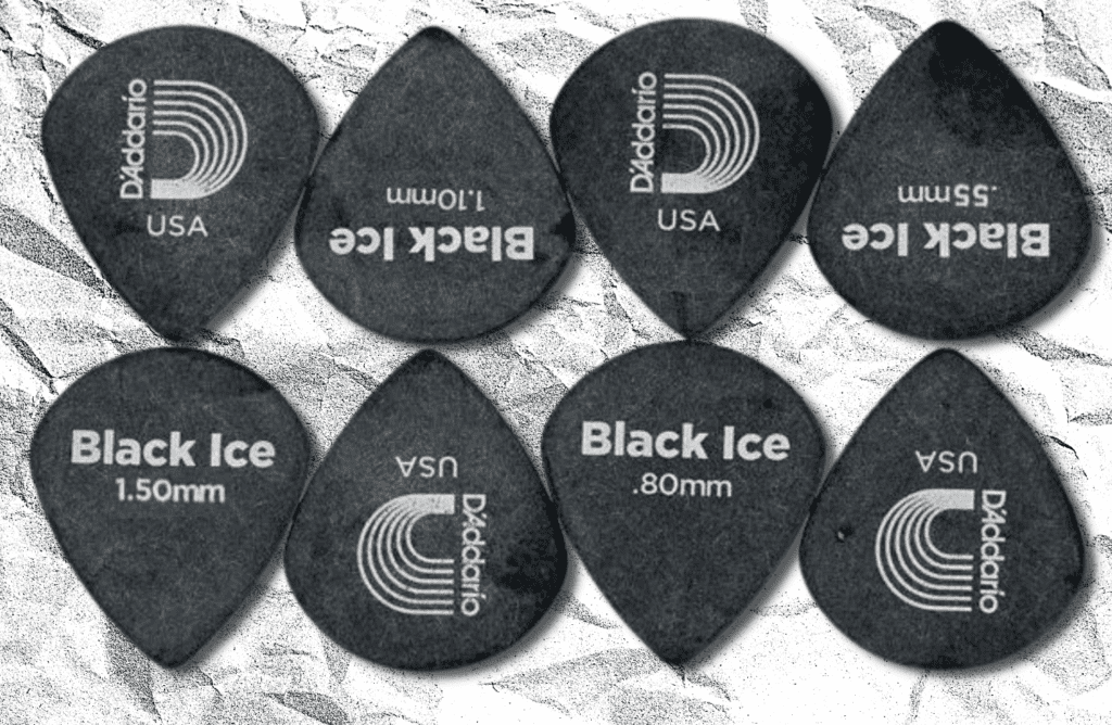 D'Addario Duralin Black Ice Guitar Picks