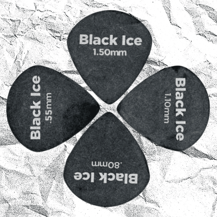 D'Addario Black Ice Guitar Picks in All Gauges