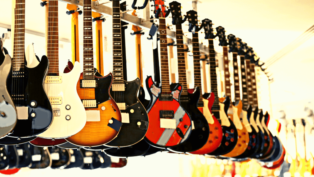 Many Different Types of Electric Guitars