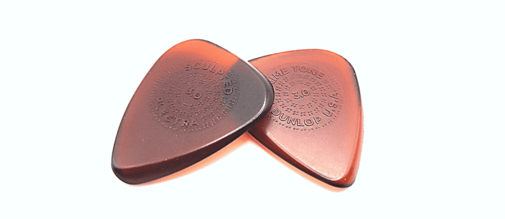 A Couple of Dunlop Primetone Grip 3mm Standard Picks