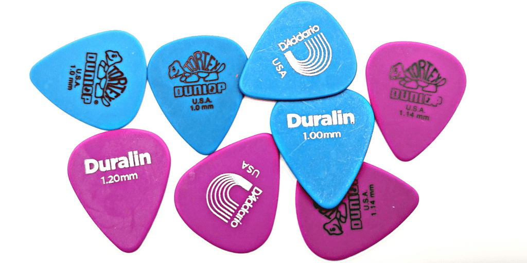 Tortex and Duralin Guitar Picks