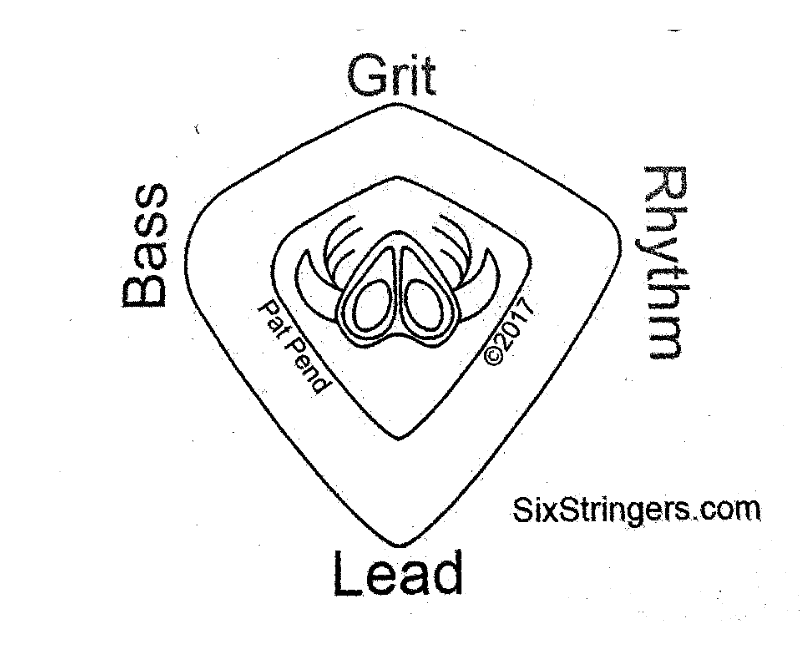 SixStringers Wild Plectrums Shape