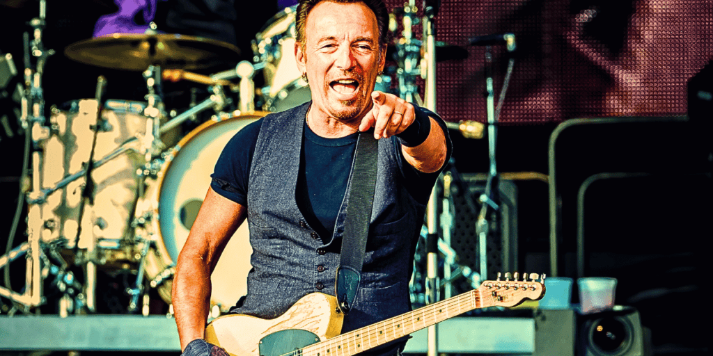 Bruce Springsteen is known for his energetic performances