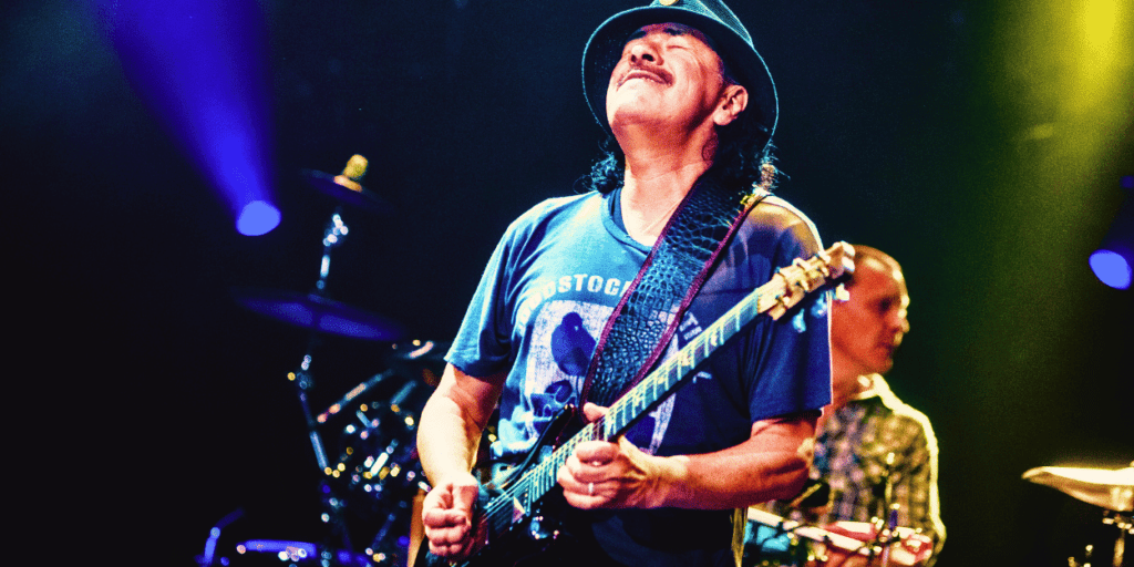 Carlos Santana performing live at the North Sea Jazz music festival
