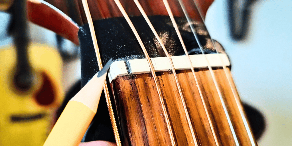 Some Graphite From a Pencil on Your Guitar Nut Can Do Wonders to Your Tuning Stability