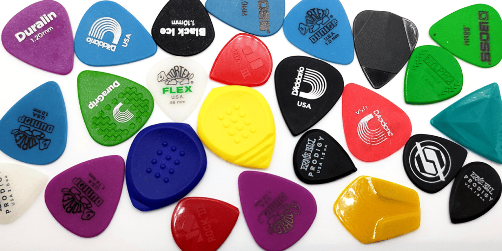 Delrin, Tortex, and Nylon Guitar Picks