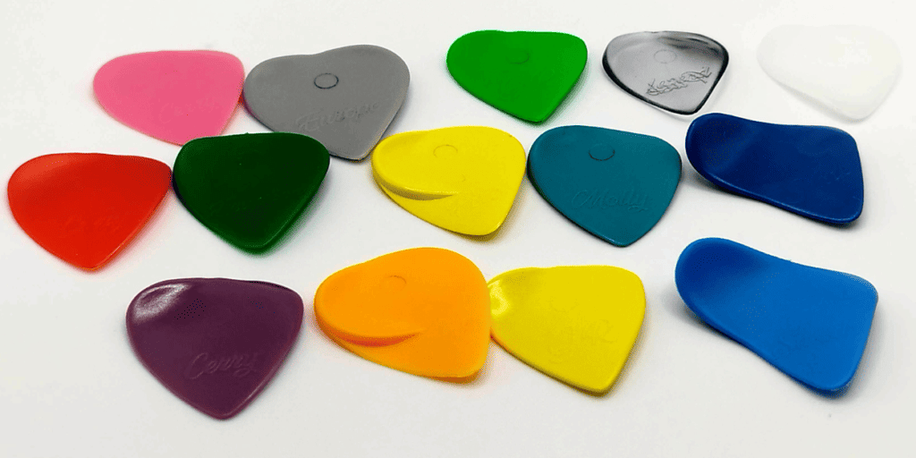My favorite Plick the Picks. From left to right Cerry, Eruption, Europe, Fire, GR, Legend, Molly, Shark, Trouble