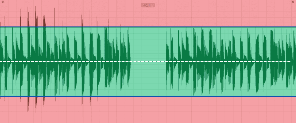 Before  and after compression